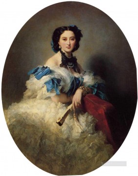 Franz Xaver Winterhalter Painting - Countess Varvara Alekseyevna Musina Pushkina royalty portrait Franz Xaver Winterhalter